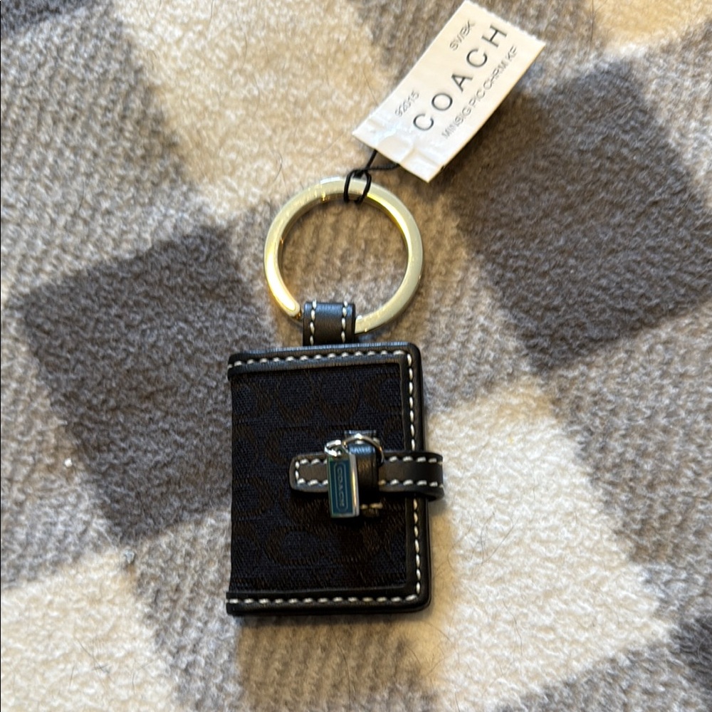 Coach Black Keychain Wallet